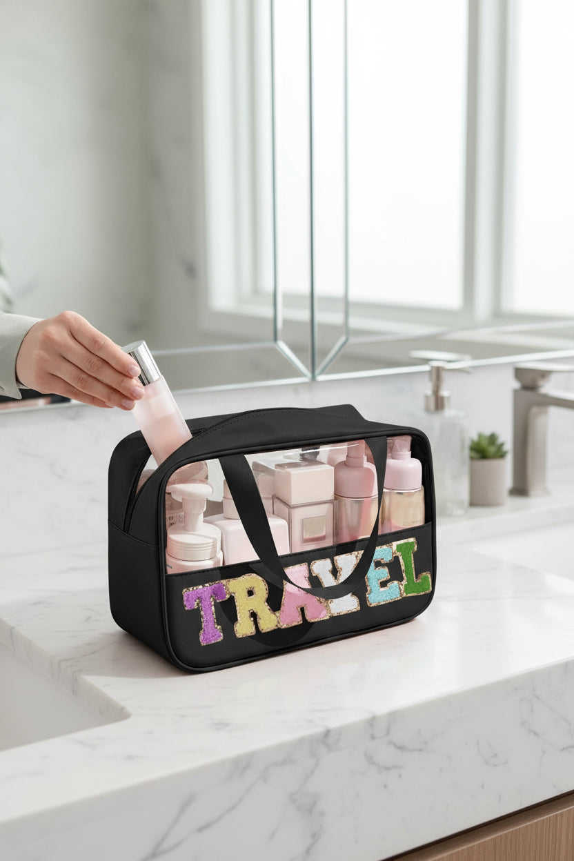 Love to Travel Cosmetic Bags